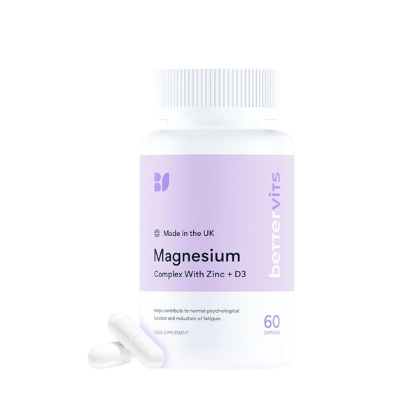 Vitamin D3 & Magnesium – Daily Wellness Capsules (60 Count)