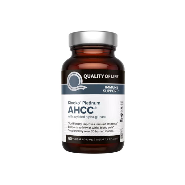 Kinoko Platinum – Premium Wellness Supplement with AHCC® (60 Capsules)